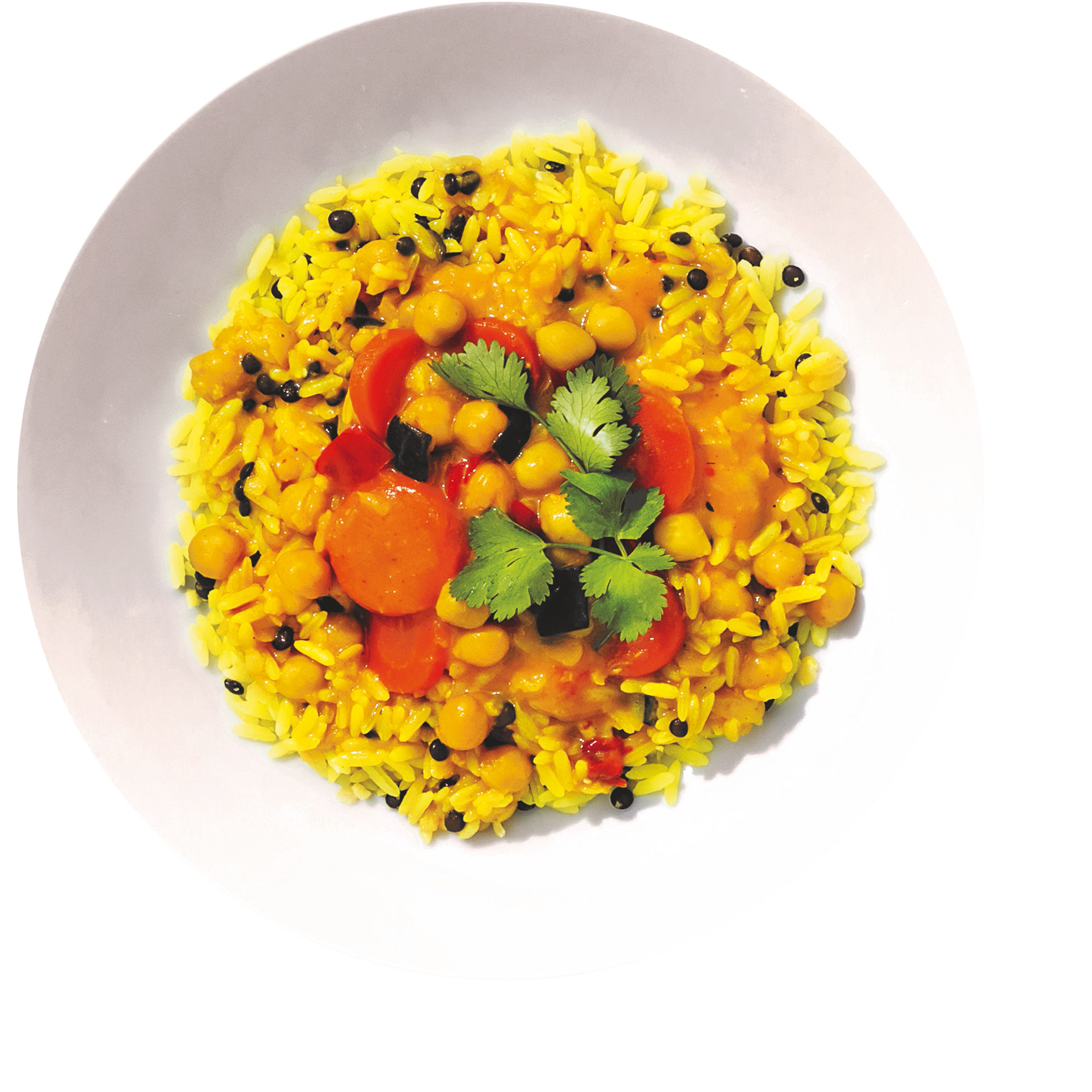 Golden Coconut Curry / Gelbes Kokosnusscurry mit Gemüse, Reis 380 g