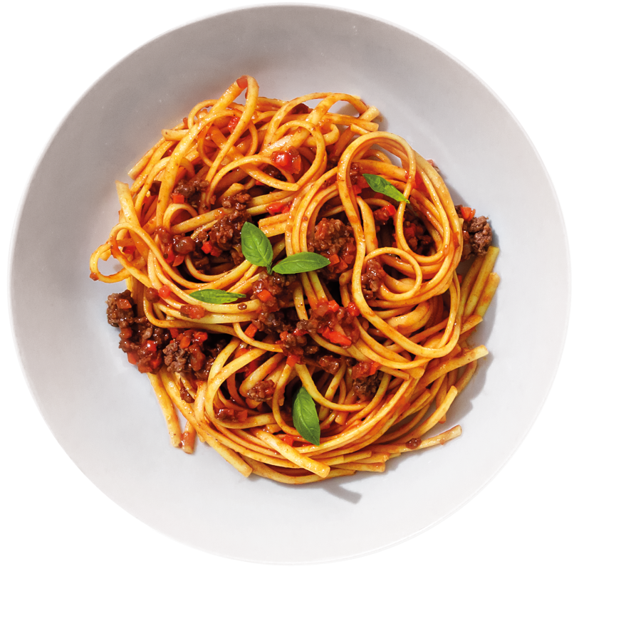 Linguine alla Bolognese / Linguine mit einer Bolognese-Sauce mit Rindfleisch 380 g