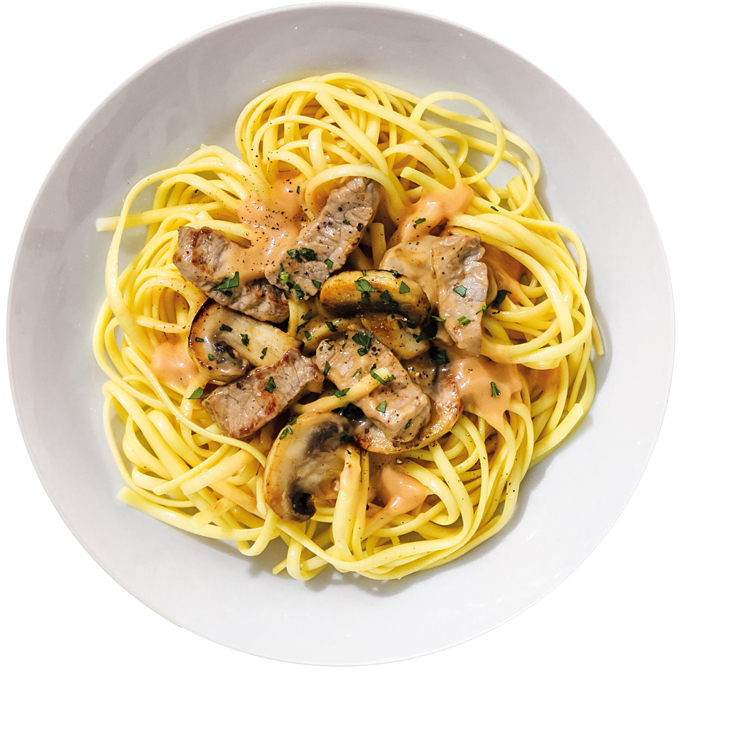 Z&amp;#252;rcher Geschnetzeltes / Kalbfleisch geschnetzeltes an Tagliatelle 380 g